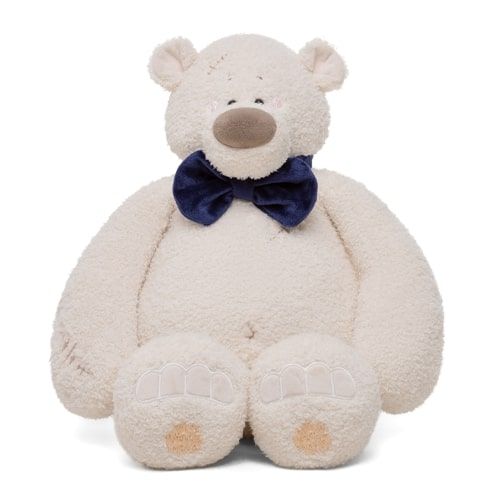 сини бант большой