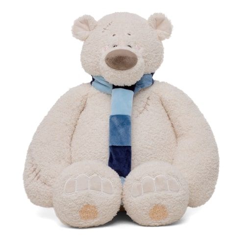 синий шарф большой