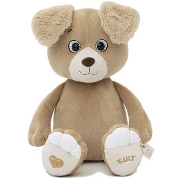 KULT Central Park Мягкая игрушка Собака Майк, 25 см, кофейный (СМ/25/56) (б/з коробки)