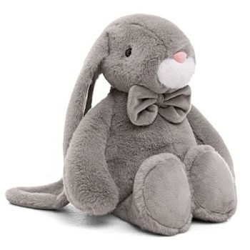 Мягкая игрушка зайчик Зак, 28см сидя, серый (ЗЗ/28/78-1)