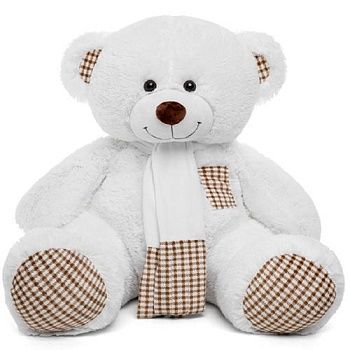 Медведь Тоффи В110 белый (МТоф/60/31)