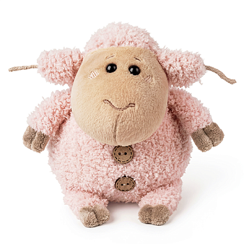KULT Символ года 2027 Мягкая игрушка Овечка Маня т. пудровая, 14см (ОМ/14/131-8)