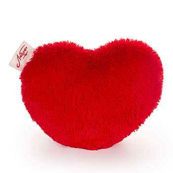 KULT Мягкая игрушка-подушка Сердце красная (пушистая с биркой), 30х23 см (СП/101-2/4)