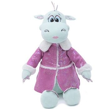 KULT Символ года 2024 Мягкая игрушка Дракон Дейзи, мятный, в розовой дублёнке, 25см (301сл/25/дбр)