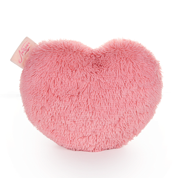KULT Мягкая игрушка-подушка Сердце пудровая (пушистая с биркой), 30х23 см (СП/131-1/10)