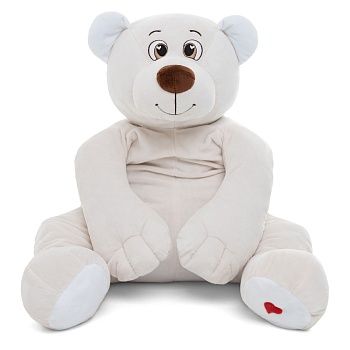 KULT Мягкая игрушка медведь Лари, 85см (сидя 45см), бежевый (МЛари/45/53-3)