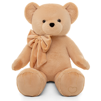 KULT Мягкая игрушка медведь Барт, 38см сидя, карамельный (МБ/38/54-1)