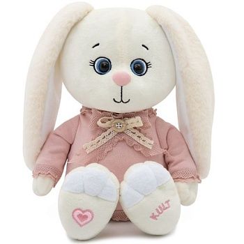 KULT Central Park Мягкая игрушка зайка Мия, в толстовке, 25 см (273/25/тл) (б/з коробки)