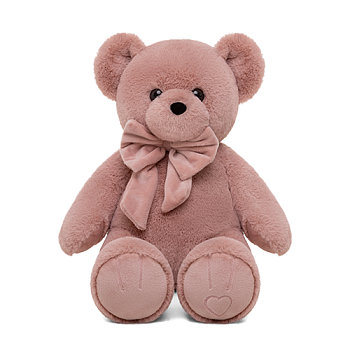 KULT Мягкая игрушка медведь Барт, 30см сидя, пудровый (МБ/30/131-3)