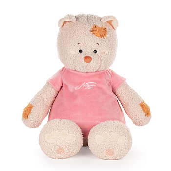 KULT Мягкая игрушка Кошка Мэри в платье пудровом, 37 см (ПМэри/131-1/9)