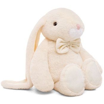 Мягкая игрушка зайчик Зак, 28см сидя, латте (ЗЗ/28/53)