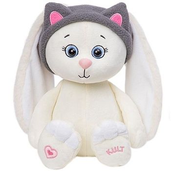 KULT Central Park Мягкая игрушка зайка Мия, в повязке, 25см (273/25/пв) (б/з коробки)