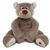 KULT Мягкая игрушка медведь Лари, 85см (сидя 45см), бежево-серый (МЛари/45/270-1)