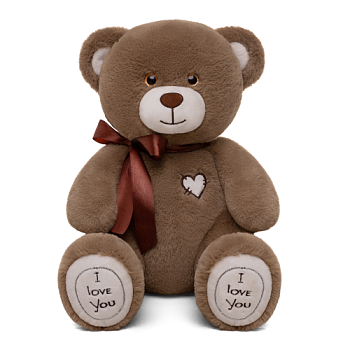 Медведь Фил, 30 см сидя, бурый (МФил/30/230-1)