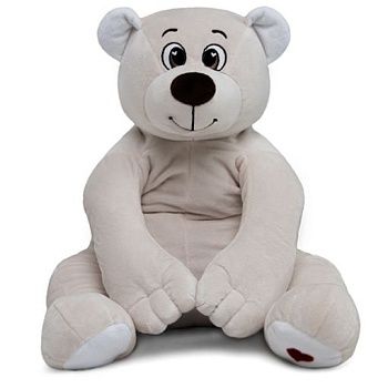 KULT Мягкая игрушка медведь Лари, 70см (сидя 35 см), бежевый (МЛари/35/53-3)