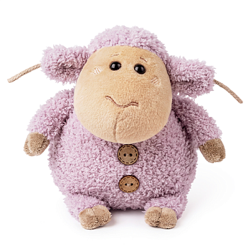 KULT Символ года 2027 Мягкая игрушка Овечка Маня т. сиреневая, 14см (ОМ/14/252-4)