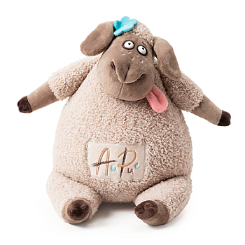 KULT Символ года 2027 Мягкая игрушка Овечка Айрис, 28 см (ОА/28/78-2)