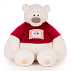 KULT Мягкая игрушка медведь Тато, в бордовой майке, 37 см (ММТато/38/бр)