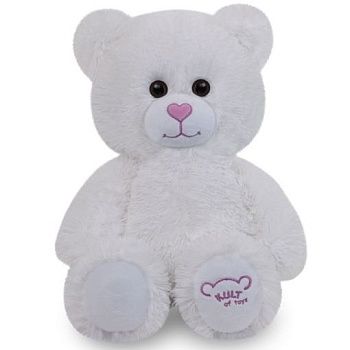 KULT Color Bear Мягкая игрушка медведь, 50 см, белый (C/30/31)