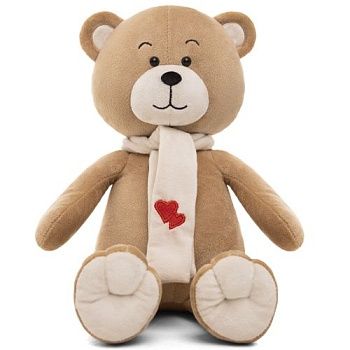 Мягкая игрушка Медведь Боня, кофейный, 30см (МБоня/30/56-1)