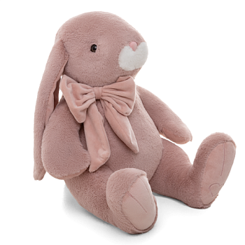KULT Мягкая игрушка кролик Банни, 37см сидя, пудровый (КБ/37/131-3)