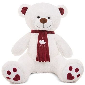 Медведь Кельвин В150 белый (МК/80/31)